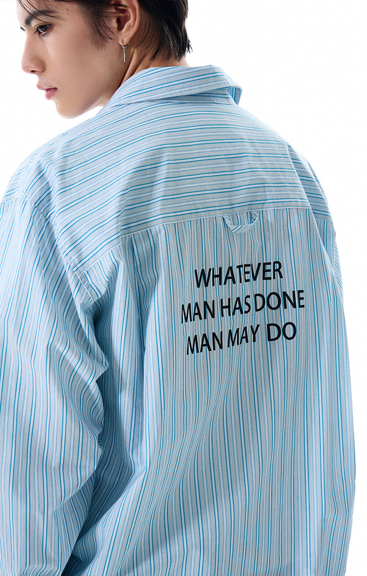 MADWITCH CLEANFIT STRIPED SHIRT #RC158