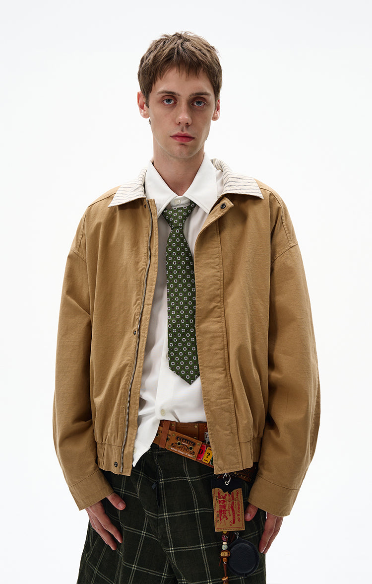 MADWITCH EARLY FALL CROPPED FLIGHT JACKET #UTU025
