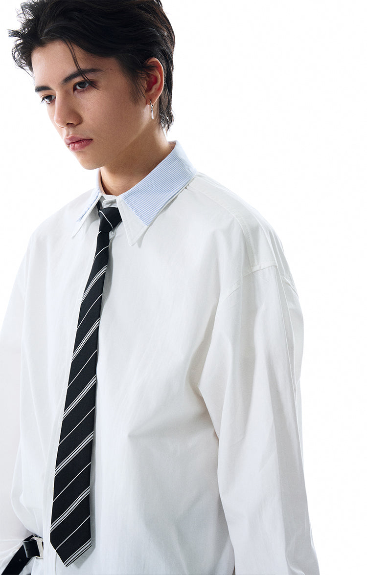 MADWITCH LOOSE SOLID COLOR SHIRT #RC140