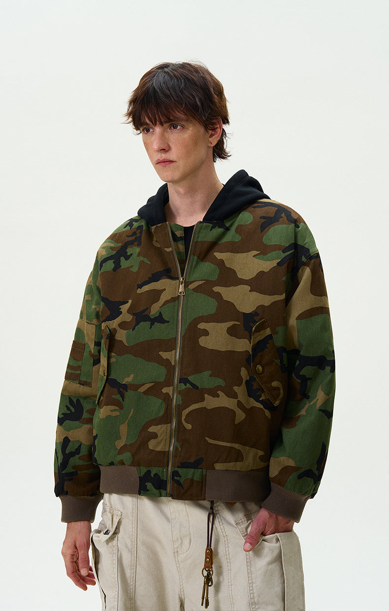 MADWITCH CAMO HOODED JACKET #L417