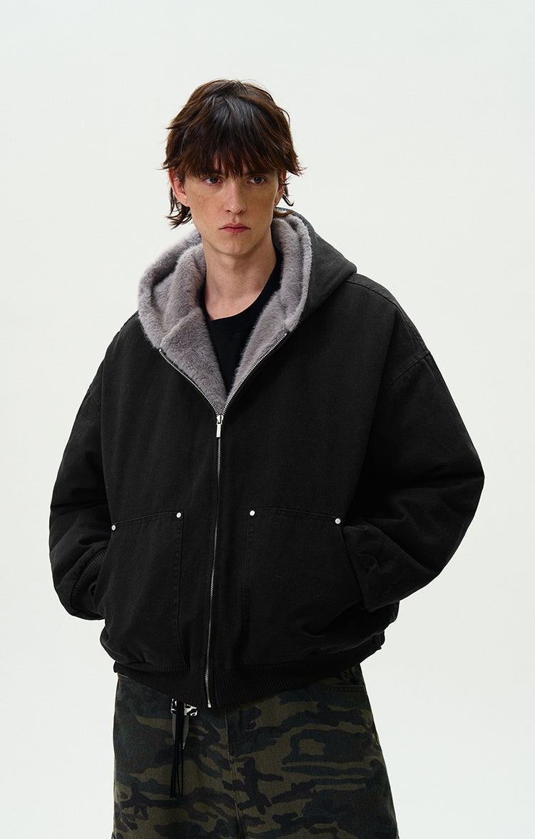 MADWITCH FLEECE-LINED WARM PADDED TOP #SD06