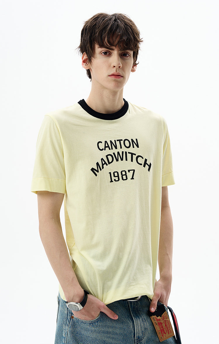 MADWITCH CREW NECK DROP SHOULDER TEE #MD4198