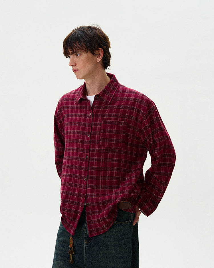 MADWITCH RED COTTON SHIRT #8926