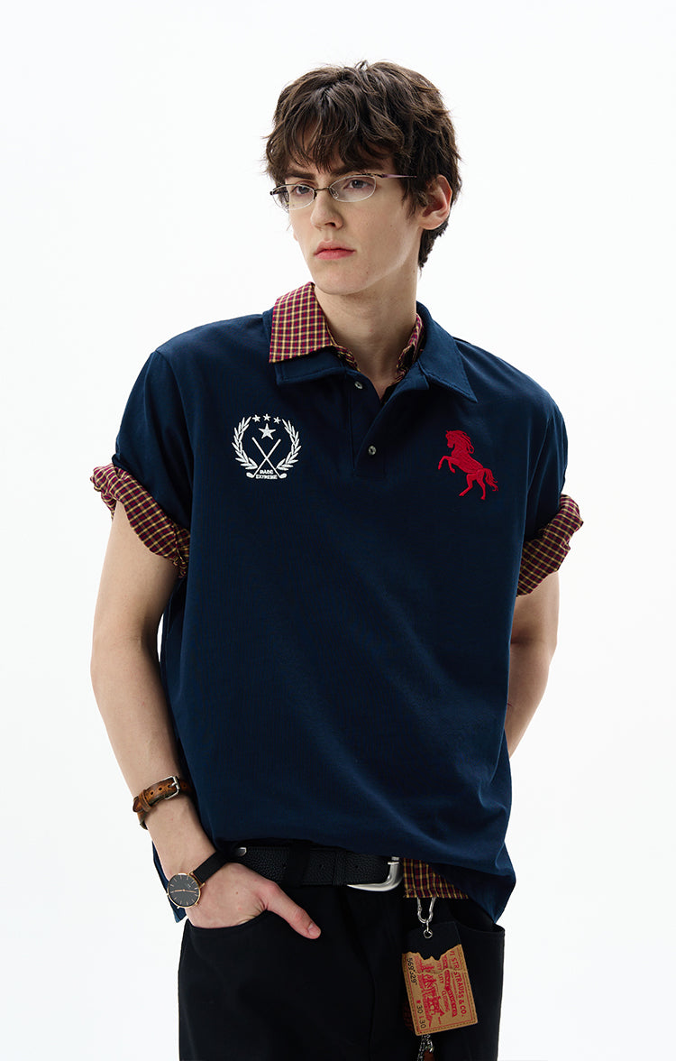 MADWITCH BADGE EMBROIDERED POLO #251388