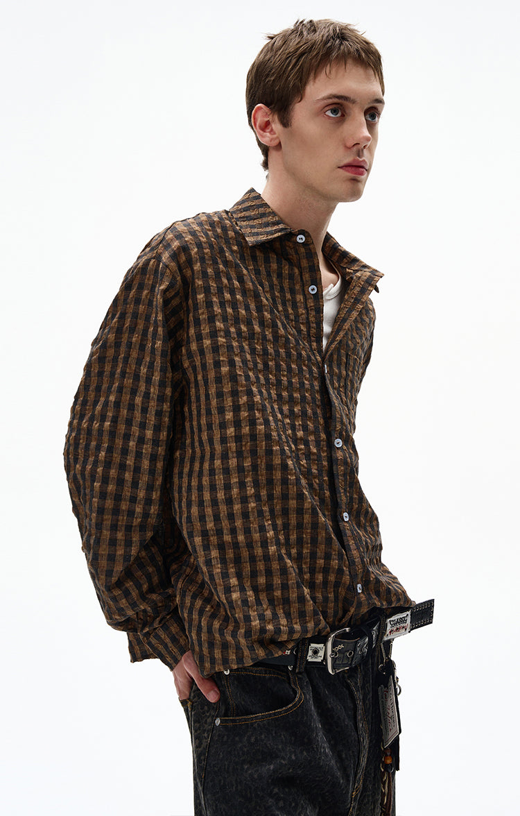 MADWITCH UNISEX BUBBLE GAUZE SHIRT #CR6237