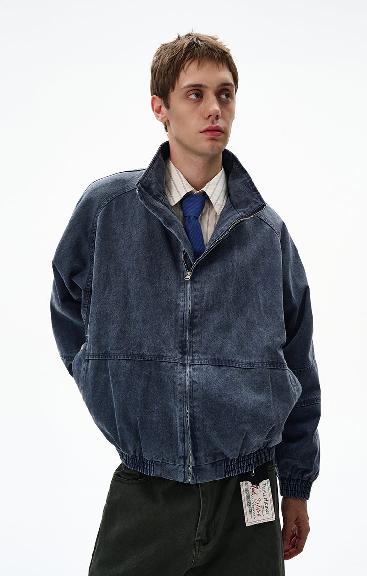 MADWITCH UNISEX DECONSTRUCTED WASHED JACKET #W223