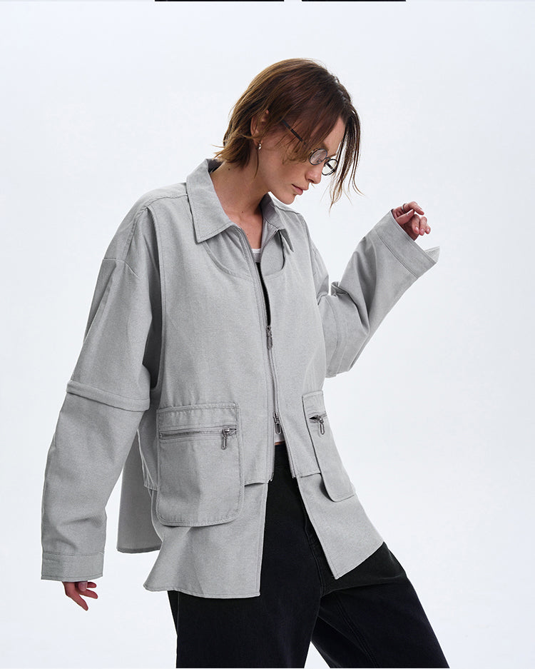 MADWITCH DECONSTRUCTED DESIGN JACKET #W218