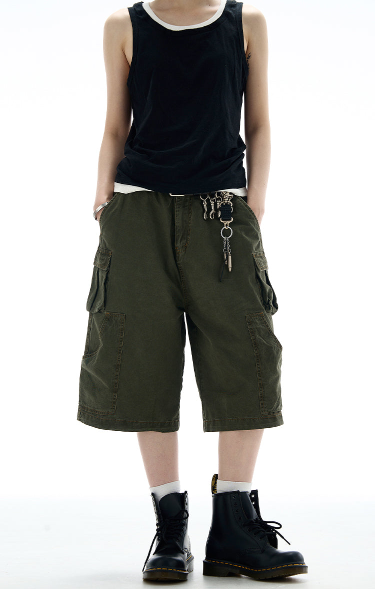 MADWITCH STREET STYLE CASUAL SHORTS #DK113