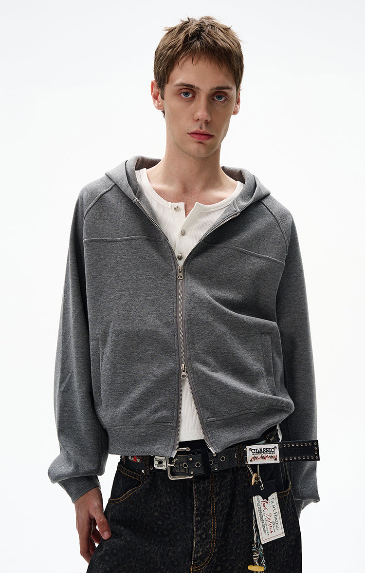 MADWITCH UNISEX HOODED CARDIGAN COAT #RH44