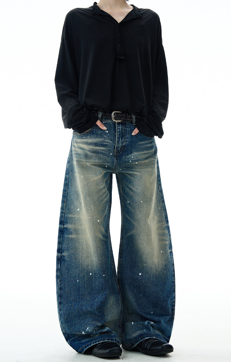 MADWITCH STREET BAGGY JEANS #G6866