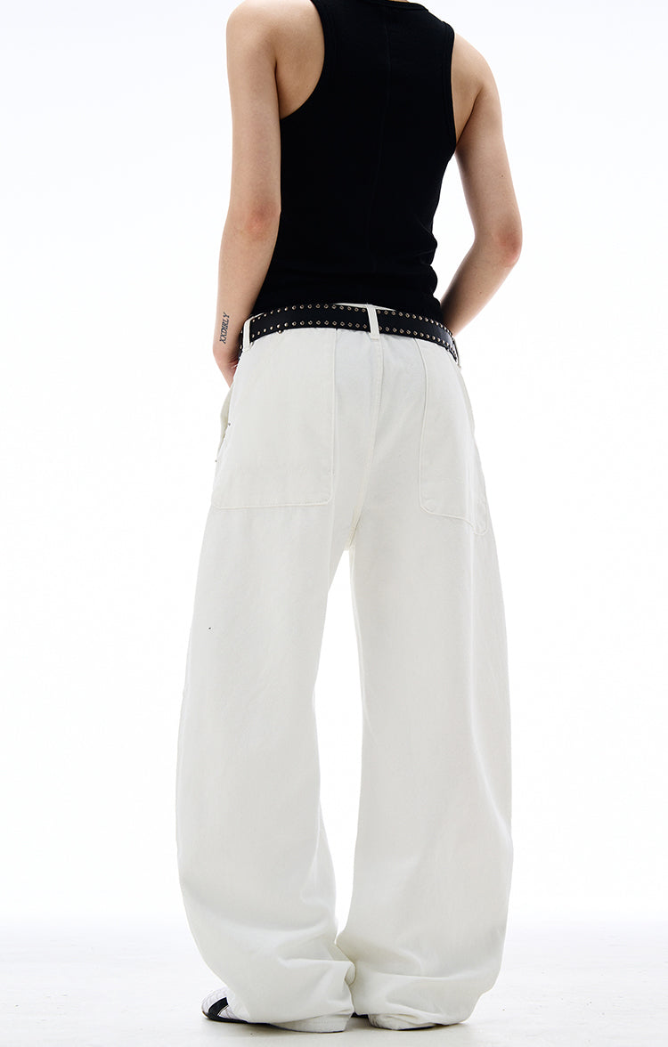 MADWITCH CLEANFIT PLEATED CARGO PANTS #AB1027