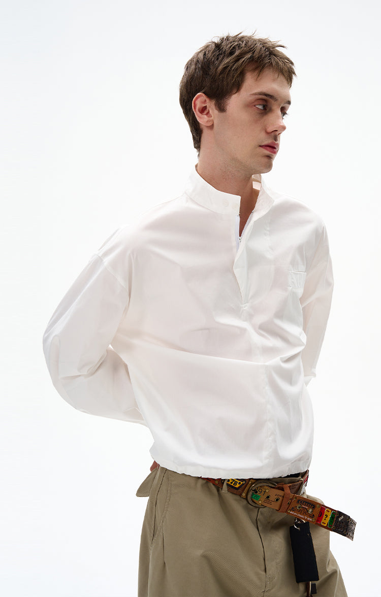 MADWITCH UNISEX HALF-ZIP PULLOVER SHIRT #C248Q25