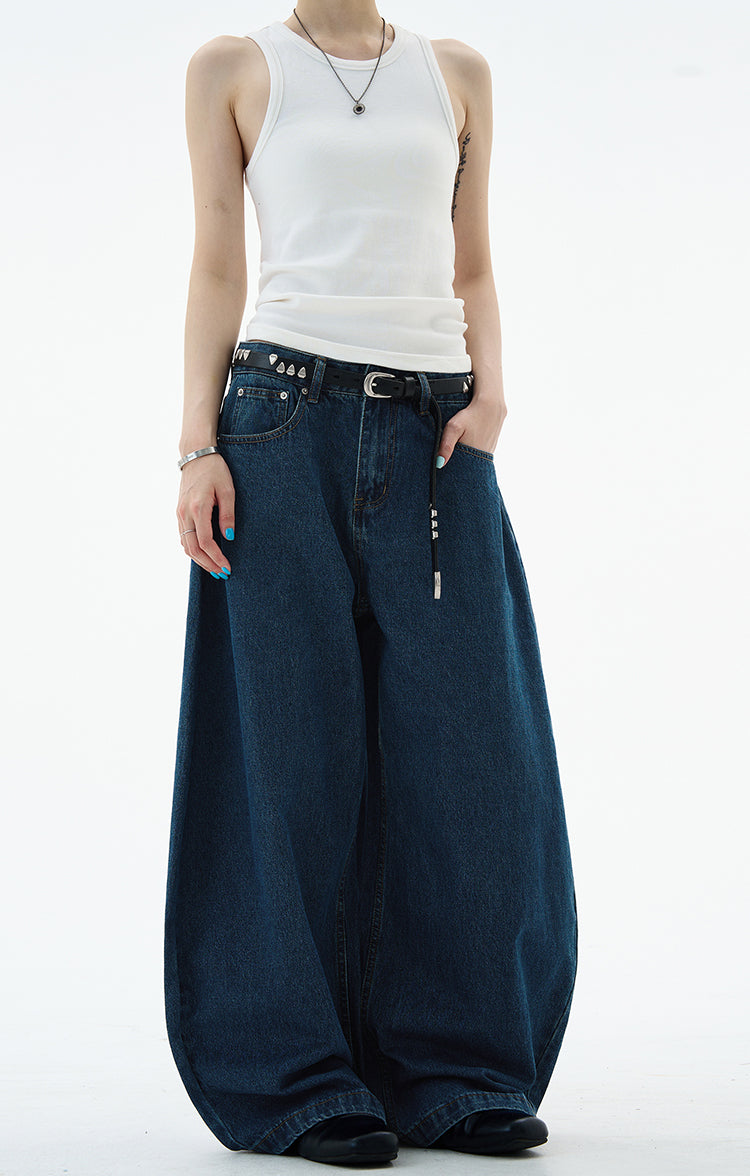 MADWITCH VERSATILE WIDE LEG JEANS #G6875