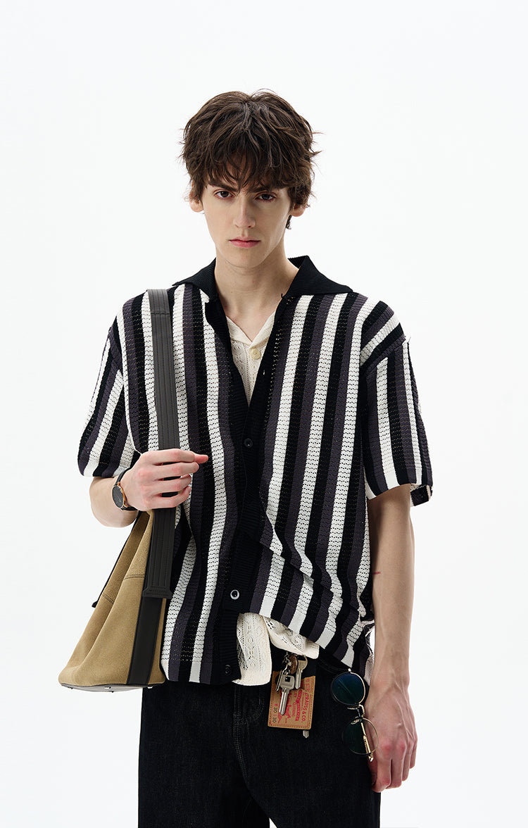 MADWITCH CROCHET KNIT TSHIRT #MFY222