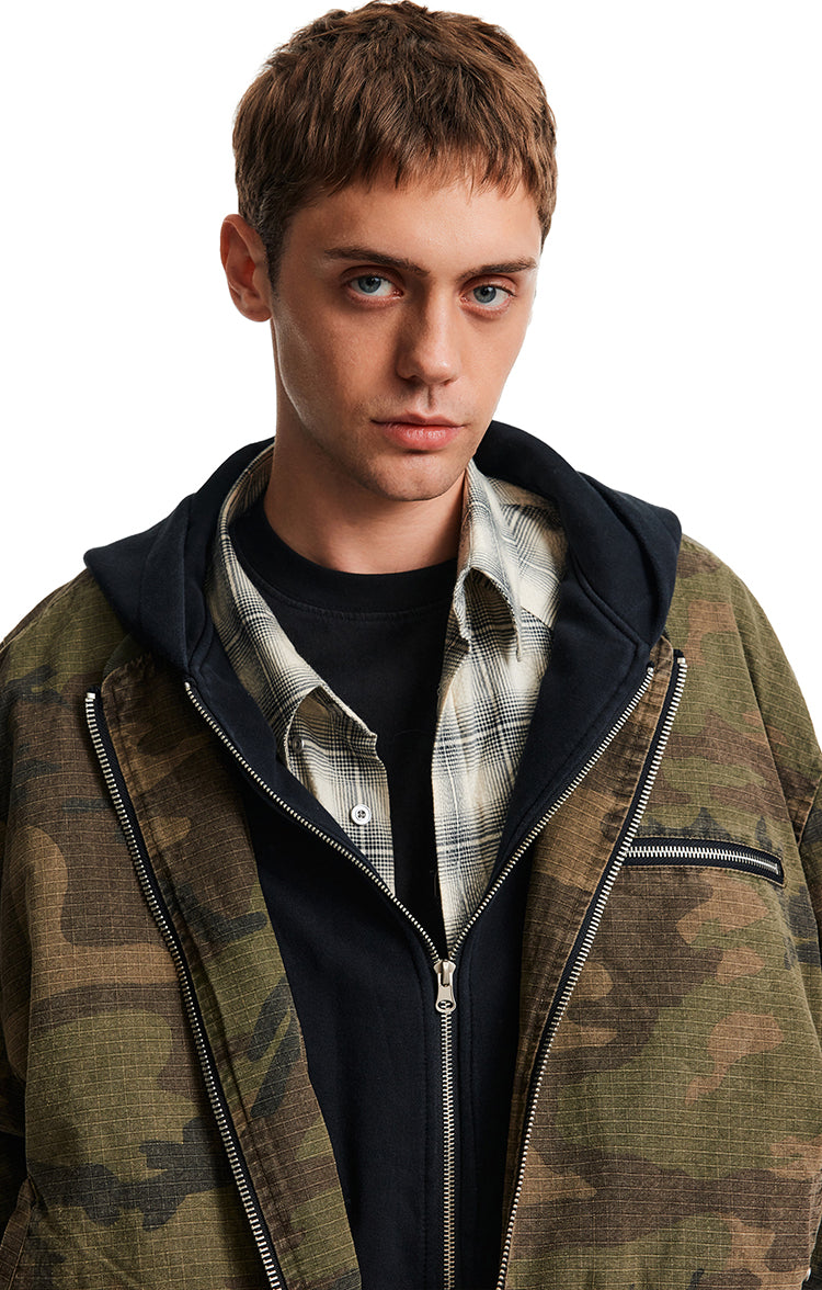 MADWITCH FAUX CAMO JACKET #AW25093