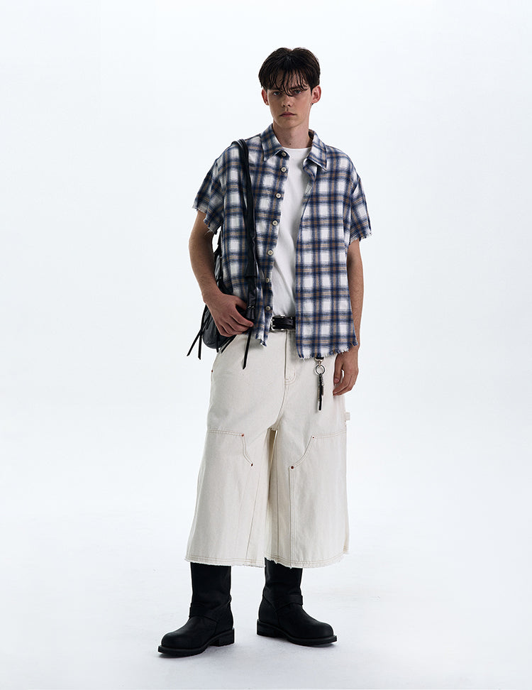 MADWITCH RAW HEM VINTAGE SHIRT #0230