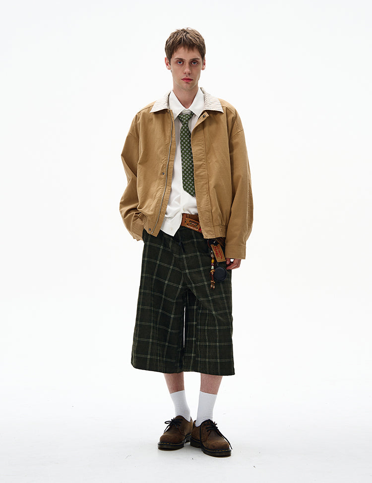MADWITCH EARLY FALL CROPPED FLIGHT JACKET #UTU025