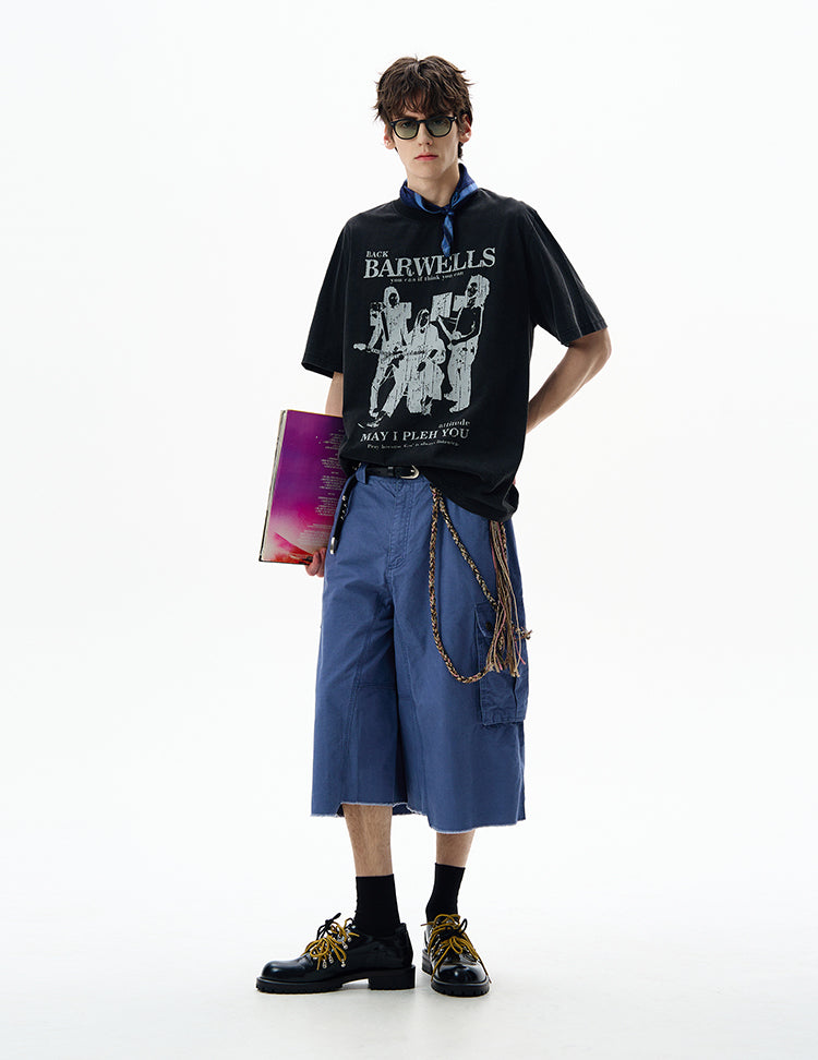 MADWITCH ROCK RETRO TEE #BW25701