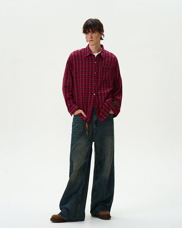 MADWITCH RED COTTON SHIRT #8926