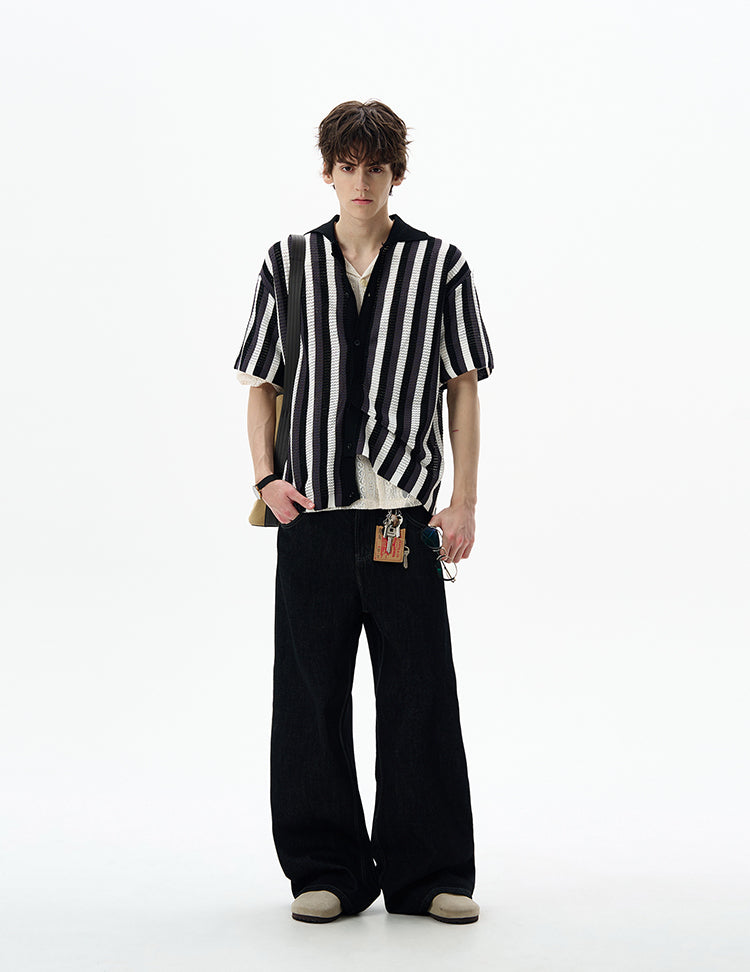 MADWITCH CROCHET KNIT TSHIRT #MFY222