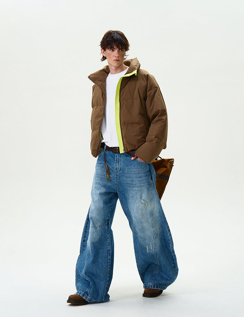 MADWITCH VINTAGE SHORT PUFFER JACKET #8622