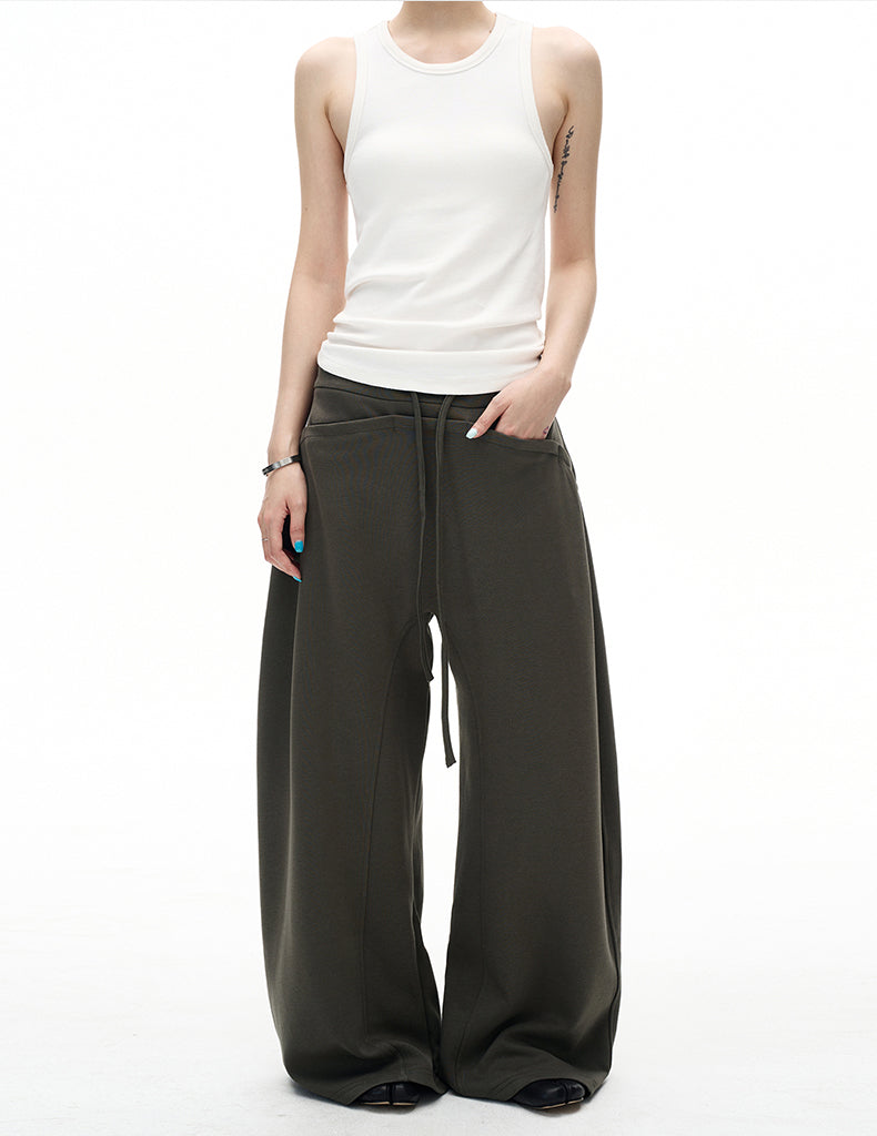 MADWITCH VINTAGE CURVED PATCH SWEATPANTS #C928