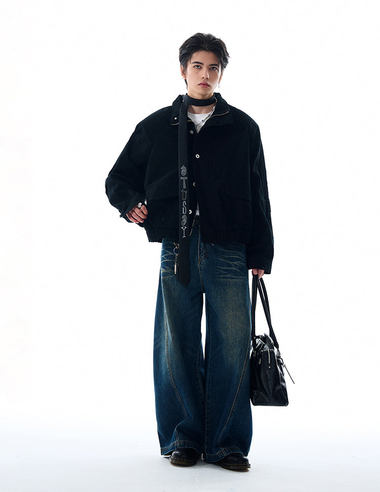 MADWITCH VINTAGE SHORT OLD JACKET #Z5255