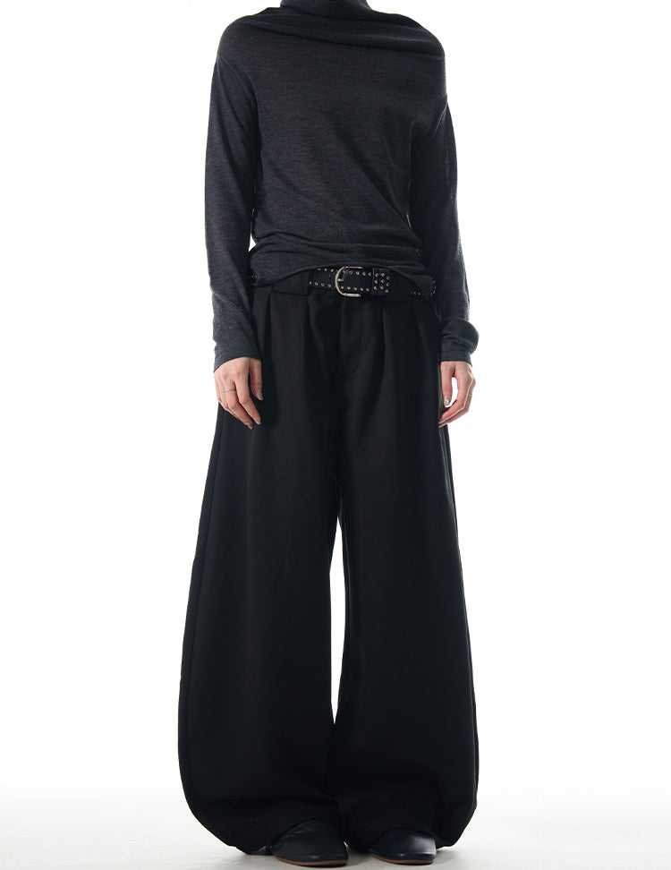 MADWITCH MINIMALIST LOOSE-FIT TROUSERS #CK6611