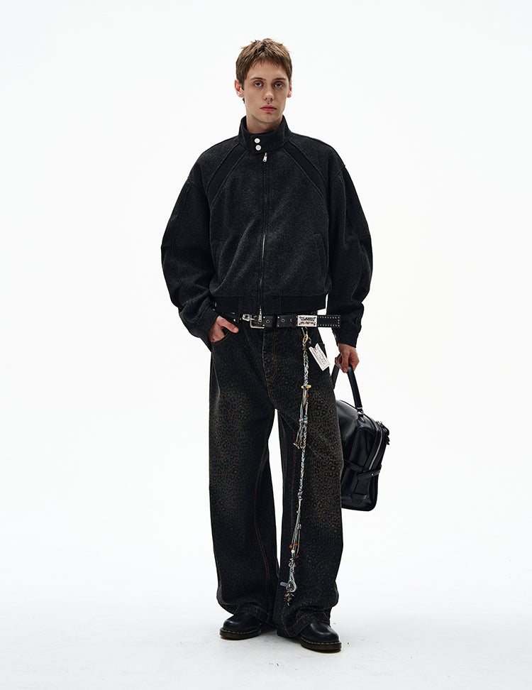 MADWITCH UNISEX VINTAGE MANDARIN COLLAR JACKET #6279