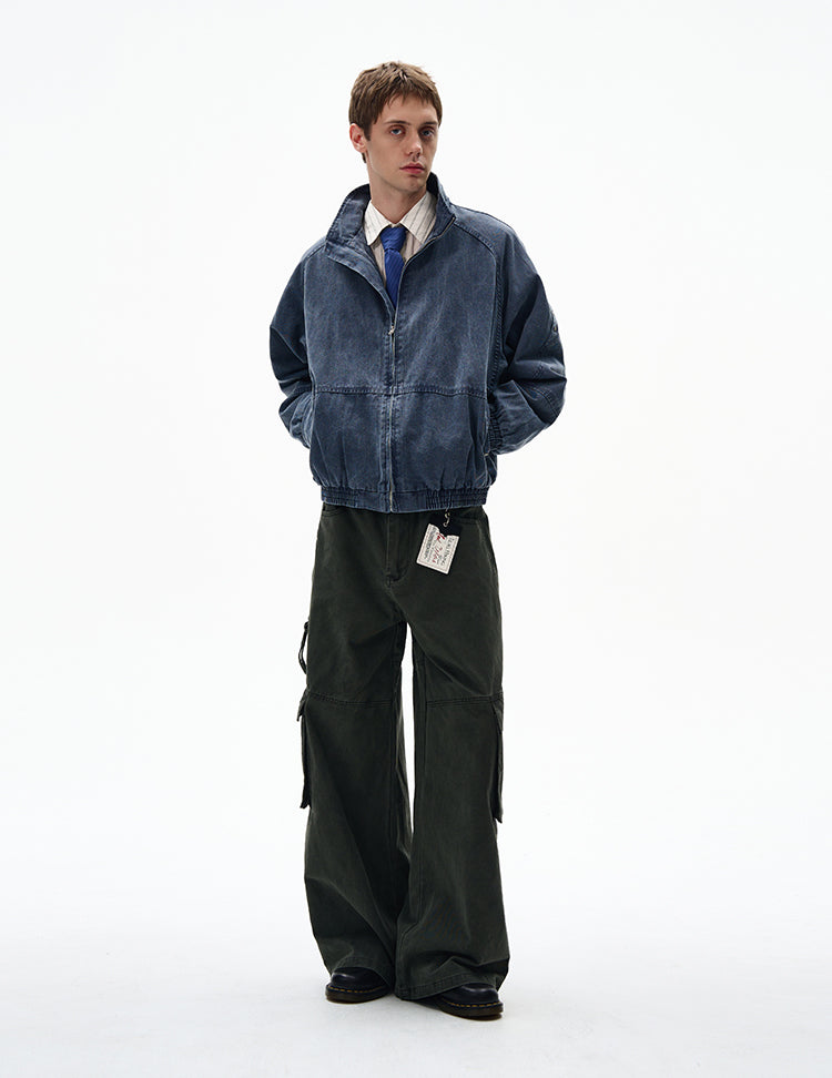 MADWITCH UNISEX DECONSTRUCTED WASHED JACKET #W223