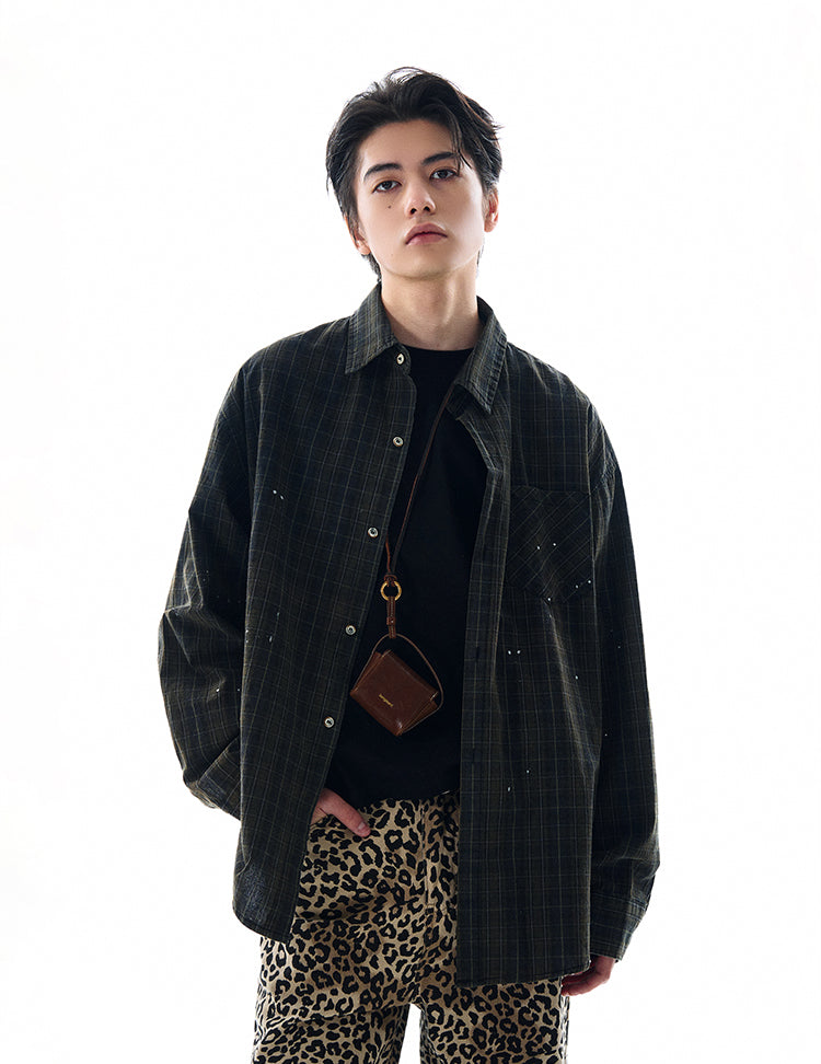 MADWITCH SPRING PLAID SHIRT #CS99