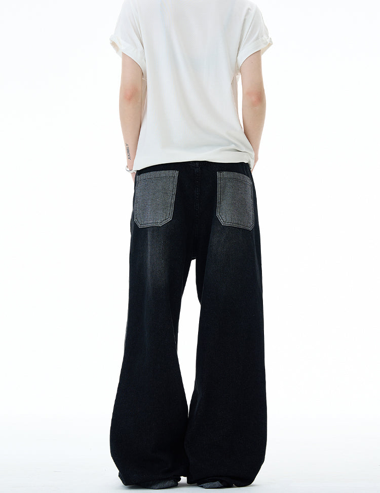 MADWITCH VINTAGE WASH STRAIGHT LEG JEANS #RK157