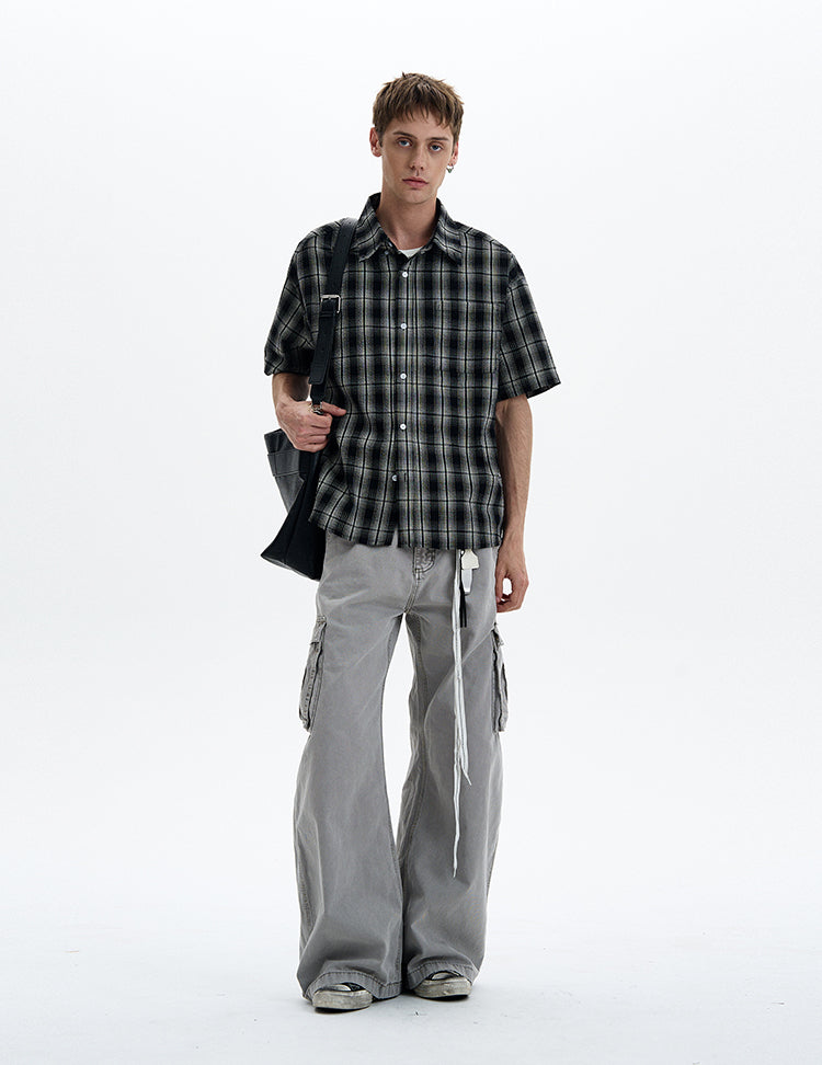 MADWITCH VINTAGE CHECK SHIRT #CR226