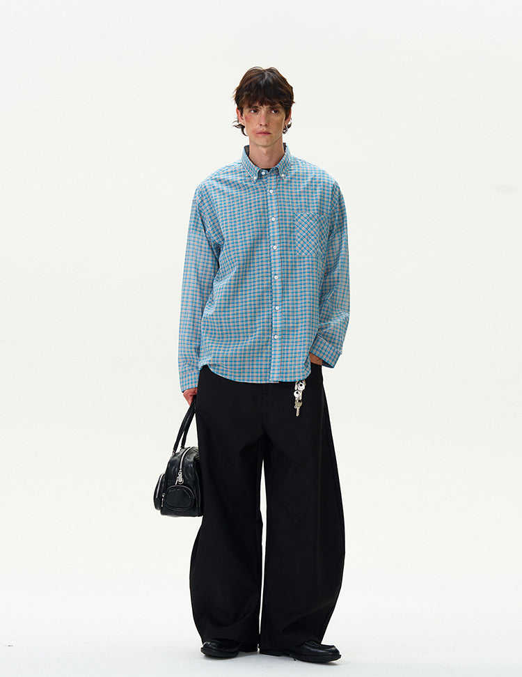 MADWITCH VINTAGE PLAID SHIRT #NR4269
