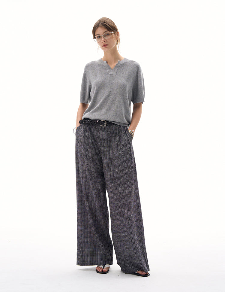 MADWITCH CLEAN FIT KNIT T-SHIRT #M6113