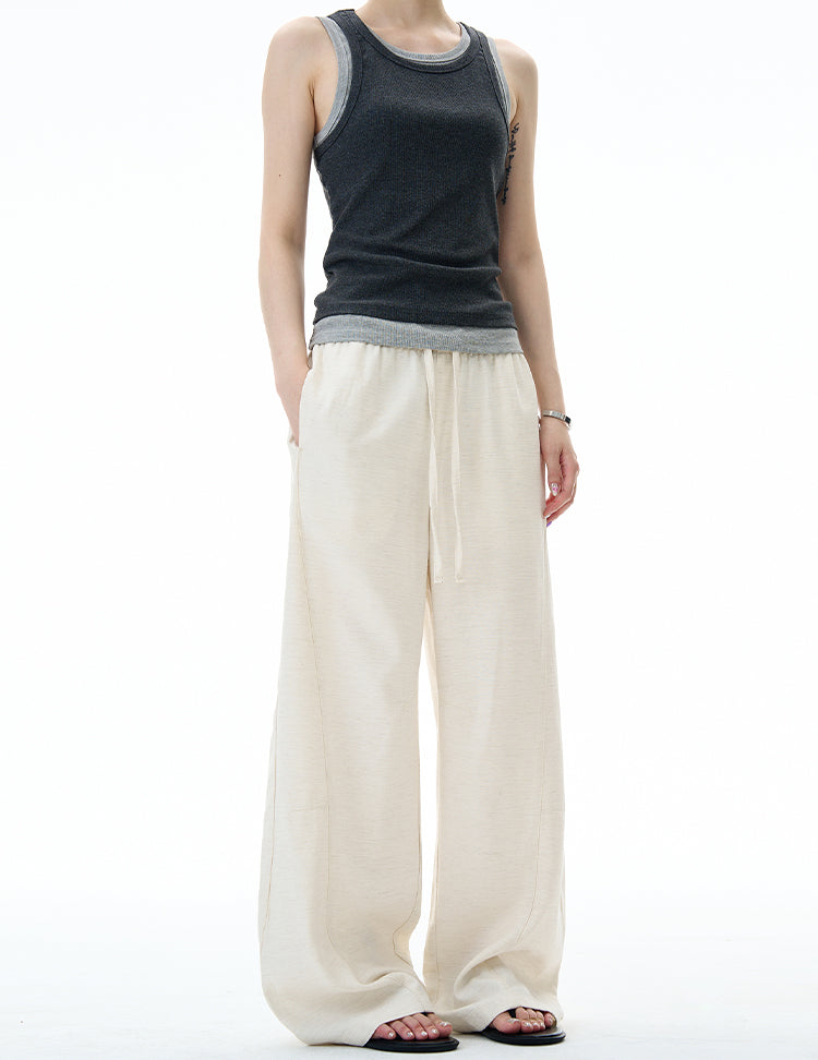 MADWITCH MINIMALIST WIDE LEG PANTS #DS2512