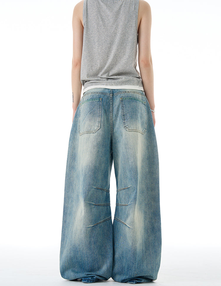 MADWITCH TEXTURED DESIGN JEANS #F9052