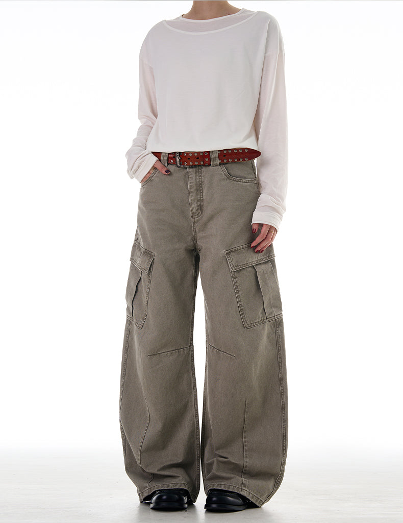 MADWITCH BAGGY VINTAGE CARGO PANTS #A605