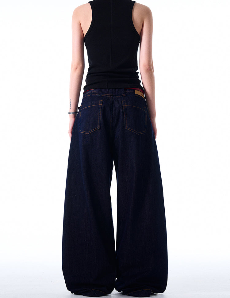 MADWITCH SIMPLE LOOSE-FIT JEANS #6480-1