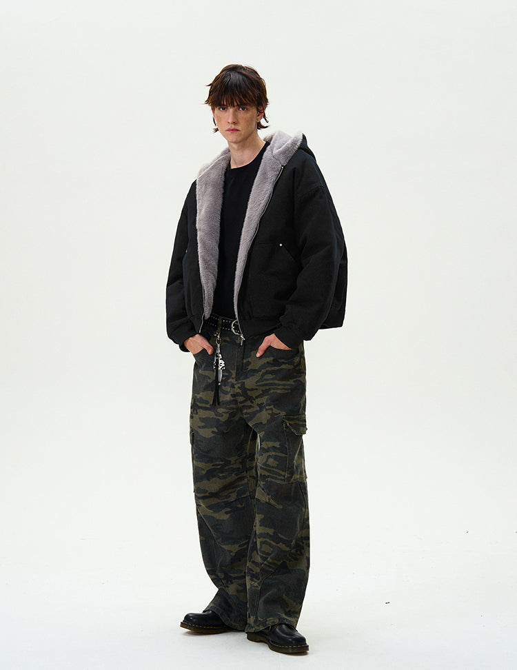 MADWITCH FLEECE-LINED WARM PADDED TOP #SD06