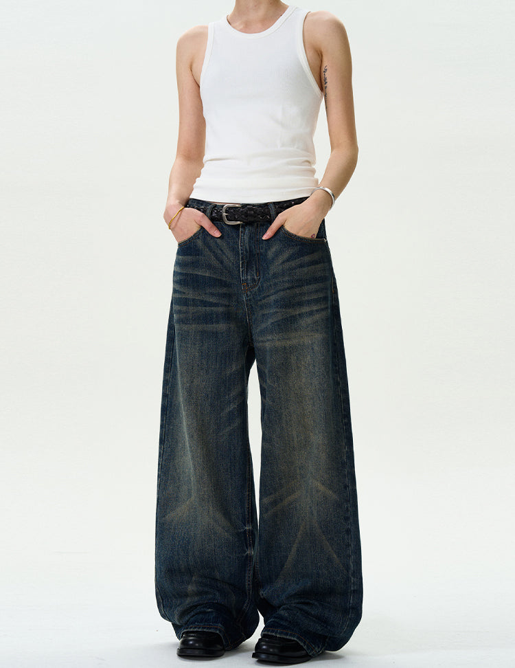 MADWITCH LOOSE VINTAGE JEANS #FX056