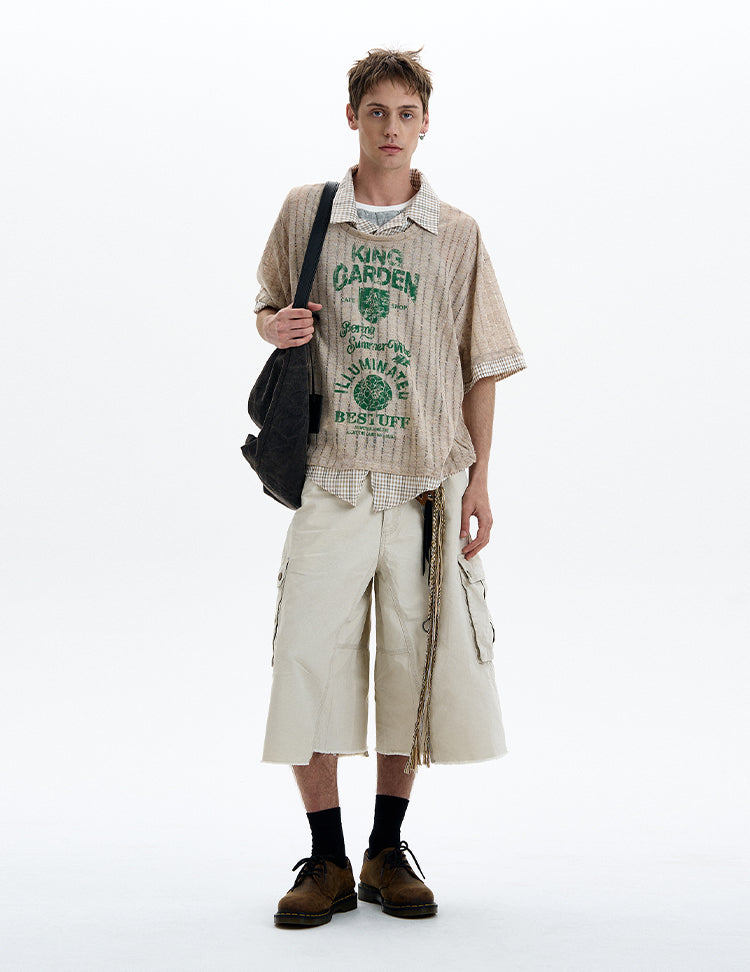 MADWITCH LAYERED KNIT TEE #T70