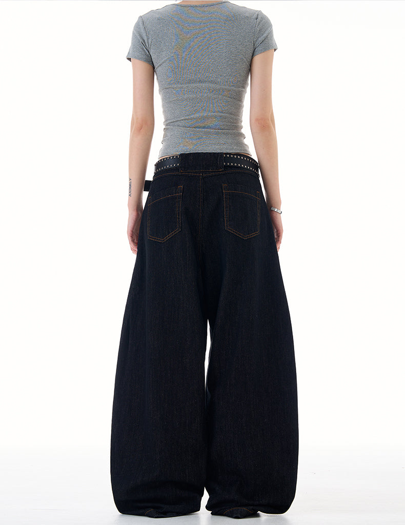 MADWITCH RELAXED FIT CLEAN DENIM PANTS #G6480