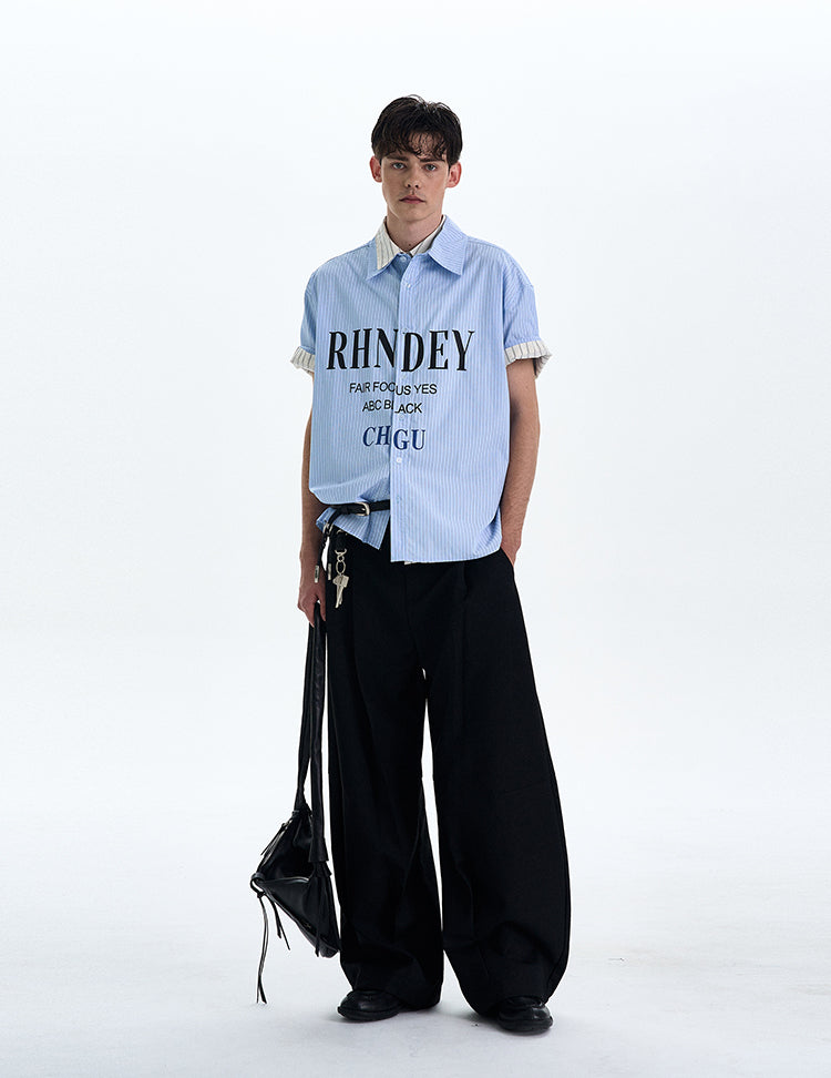 MADWITCH PRINTED SHORT SLEEVED SHIRT #L802