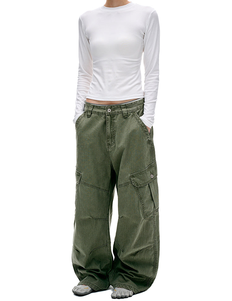MADWITCH UTILITY BENT LEG PANTS #CK3557