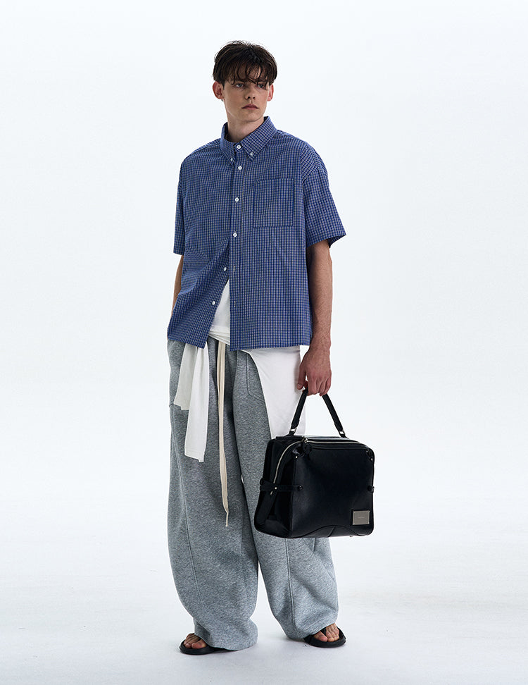 MADWITCH PREPPY PLAID SHIRT #CR216