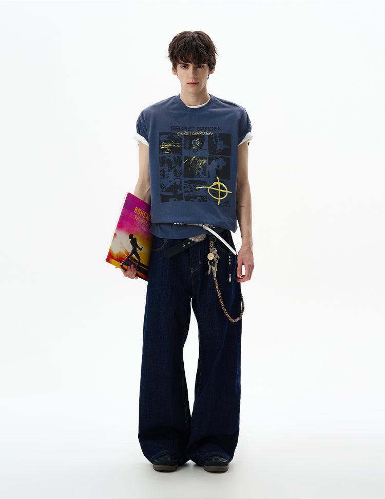 MADWITCH URBAN PRINTED TSHIRT #22640C25