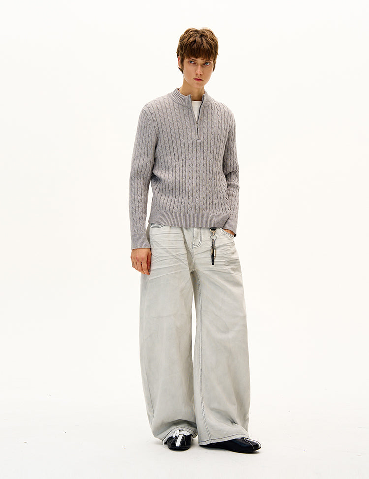 MADWITCH UNISEX RETRO KNIT SWEATER TOP #MFY229