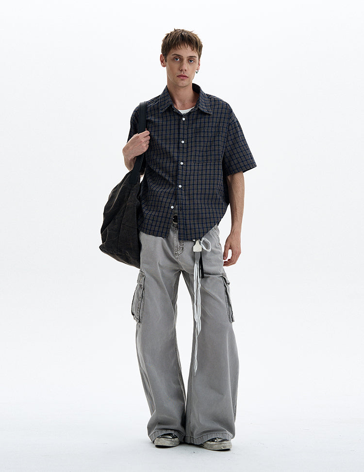 MADWITCH CONTRAST COLLAR SHIRT #CR230/CR232