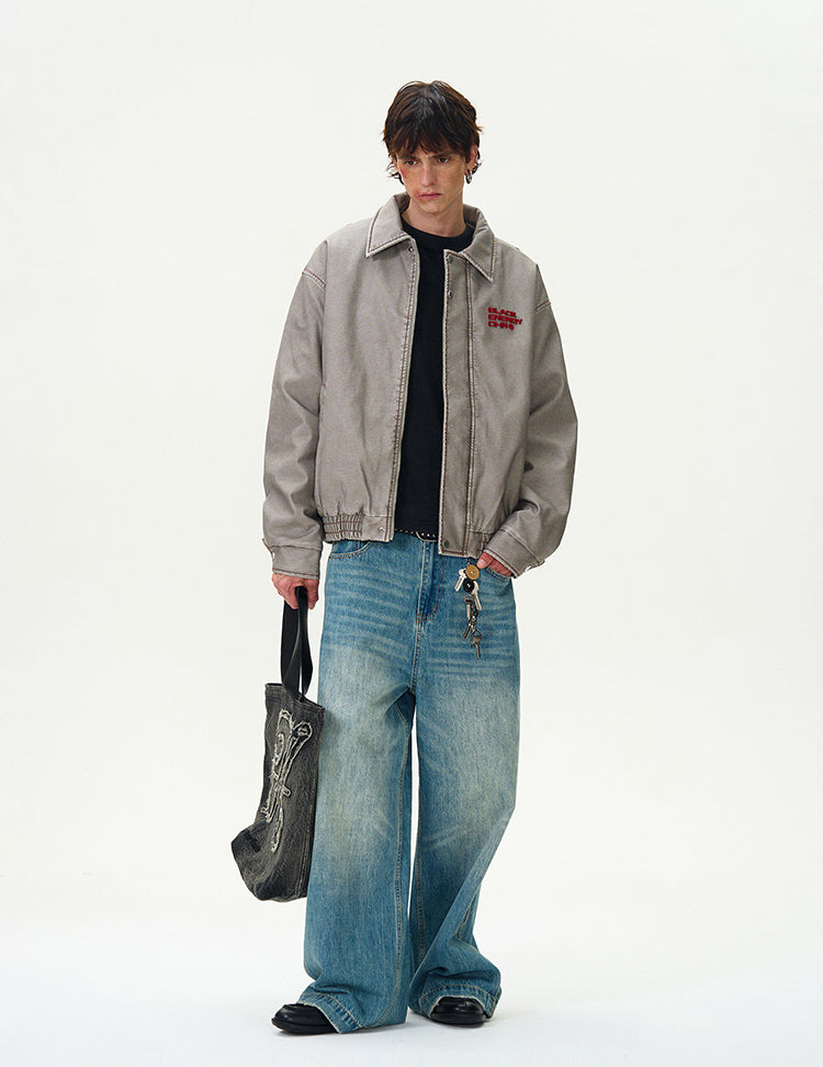 MADWITCH WASHED VINTAGE JACKET #BM295